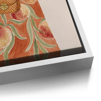 Peach Dress - Canvas