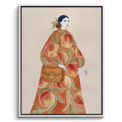 Peach Dress - Canvas