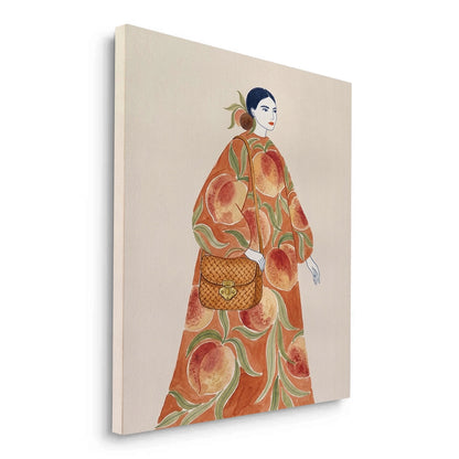 Peach Dress - Canvas
