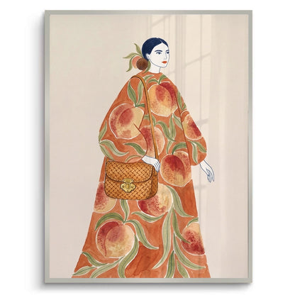 Peach Dress - Fine Art