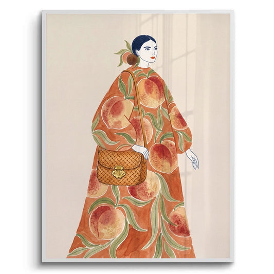 Peach Dress - Fine Art