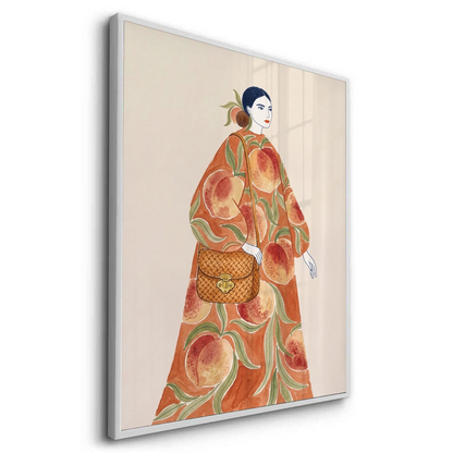 Peach Dress - Fine Art
