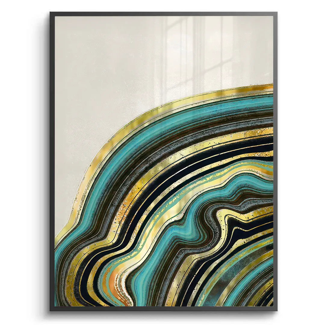 2Peacock Vein Set of 2 - Fine Art