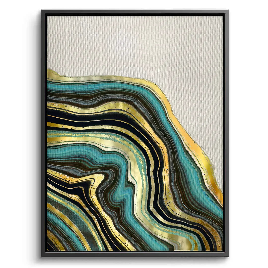 2Peacock Vein Set of 2 - Canvas