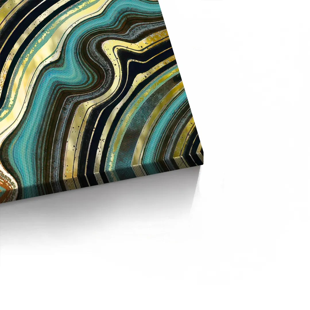 2Peacock Vein Set of 2 - Canvas