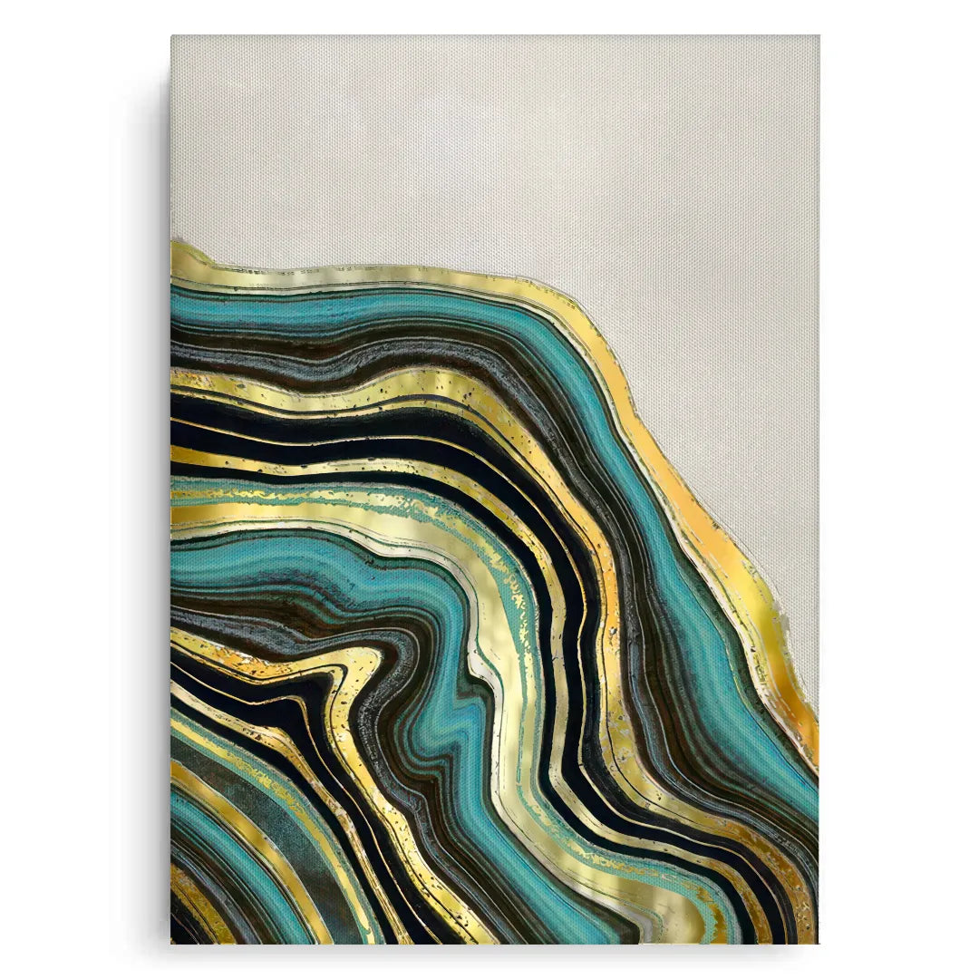 Peacock Vein Set of 2 - Canvas - Jasmineart.ae