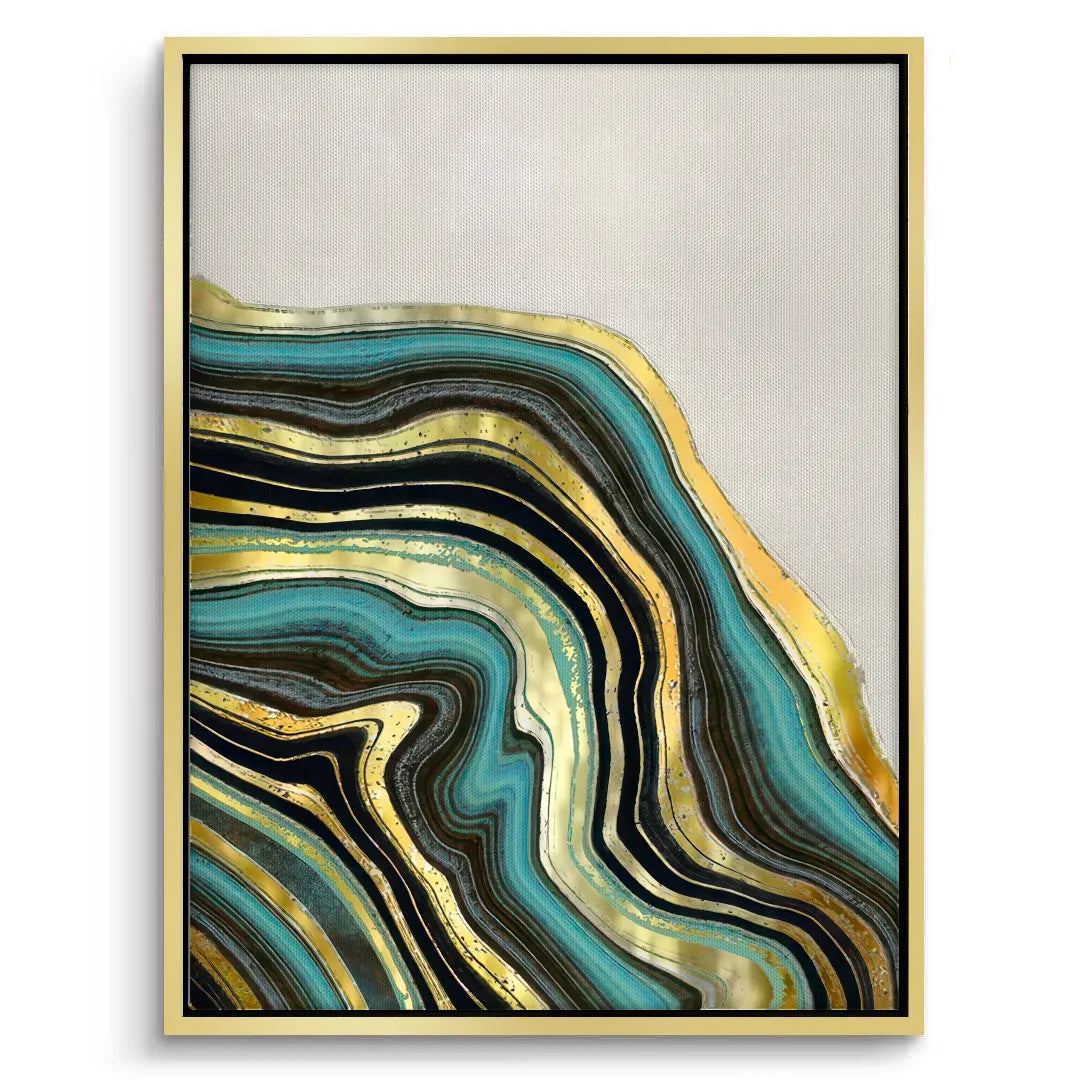 2Peacock Vein Set of 2 - Canvas