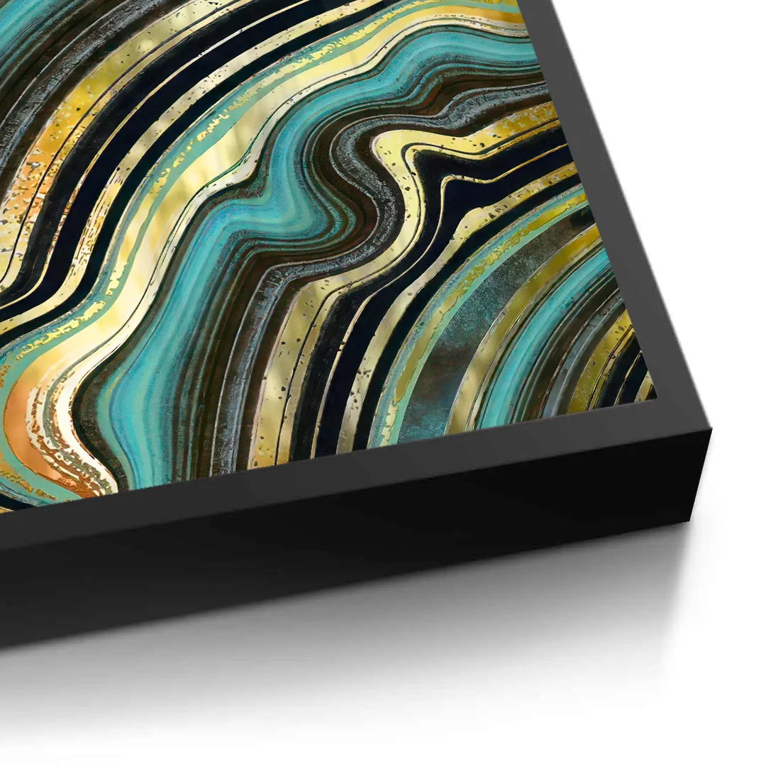 Peacock Vein Set of 2 - Fine Art - Jasmineart.ae