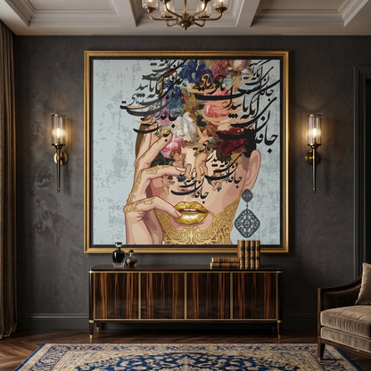 Persian Calligraphy - Canvas