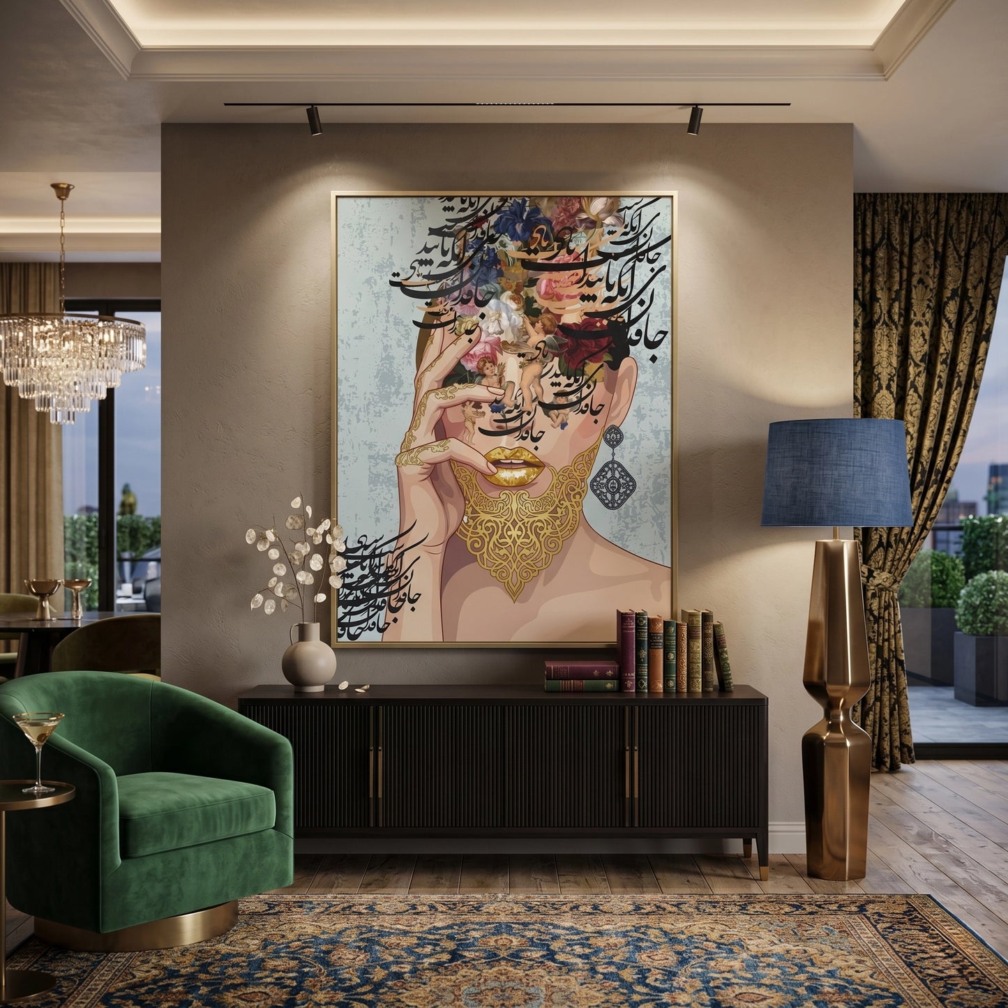 2Persian Calligraphy - Fine Art