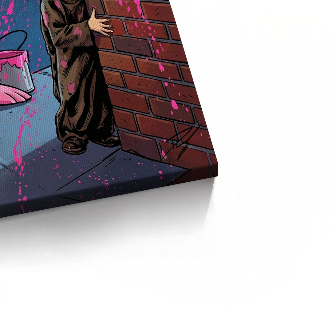 2Pink Panther & Charlie Chaplin - Canvas