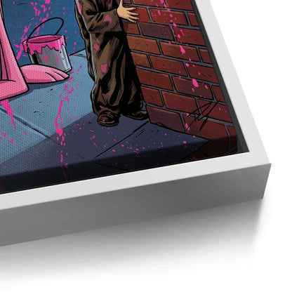 Pink Panther & Charlie Chaplin - Canvas