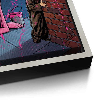 Pink Panther & Charlie Chaplin - Canvas