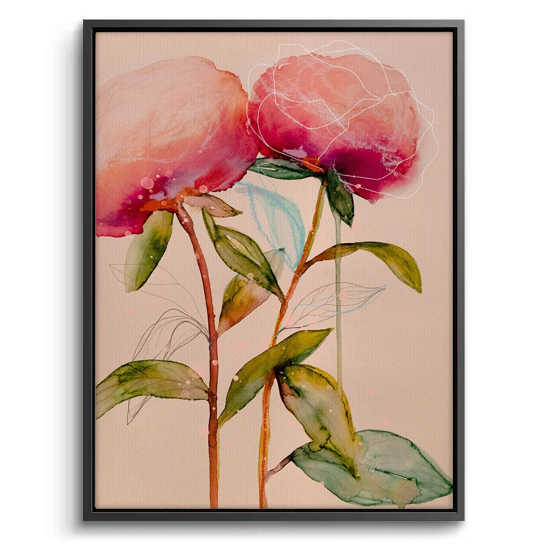 2Pink Peony - Canvas