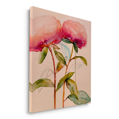 Pink Peony - Canvas