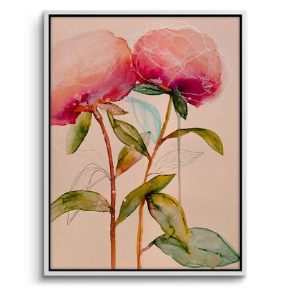 Pink Peony - Canvas