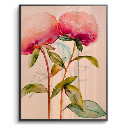 Pink Peony - Fine Art