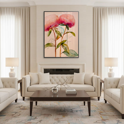 Pink Peony - Fine Art