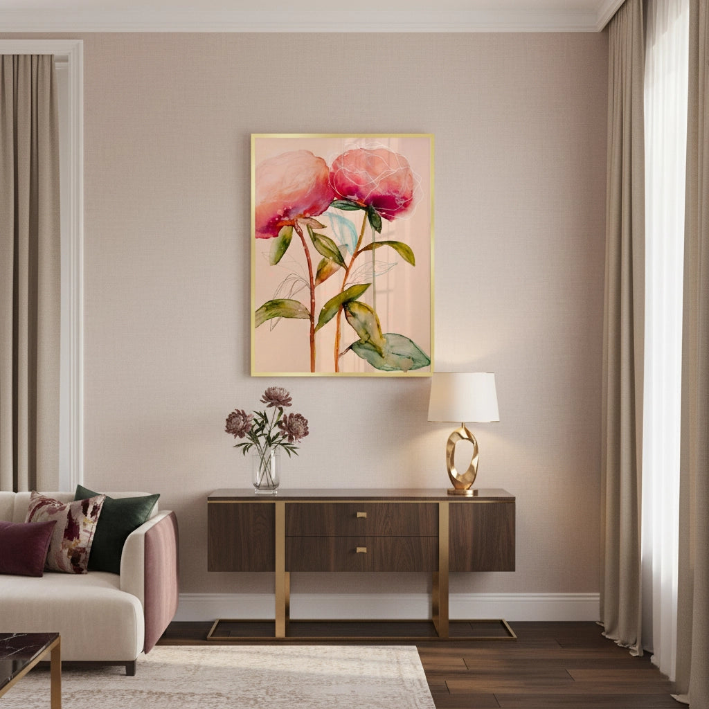 2Pink Peony - Fine Art