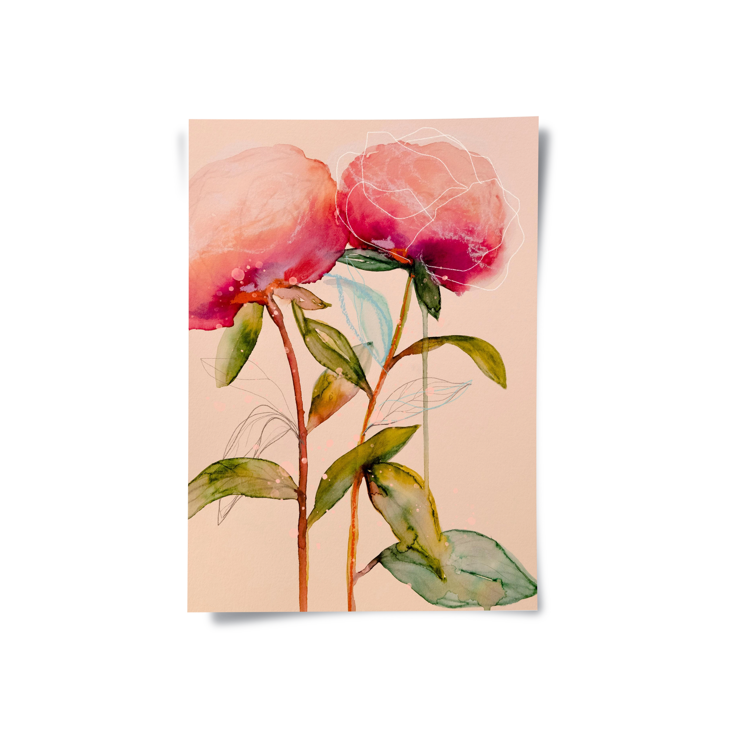 2Pink Peony - Poster