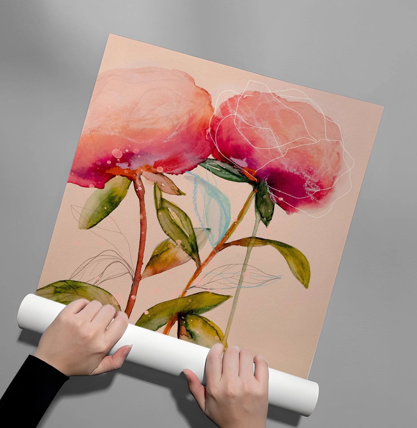 2Pink Peony - Poster