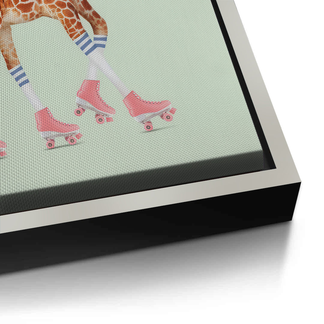 2Pink Roller Skate Giraffe - Canvas