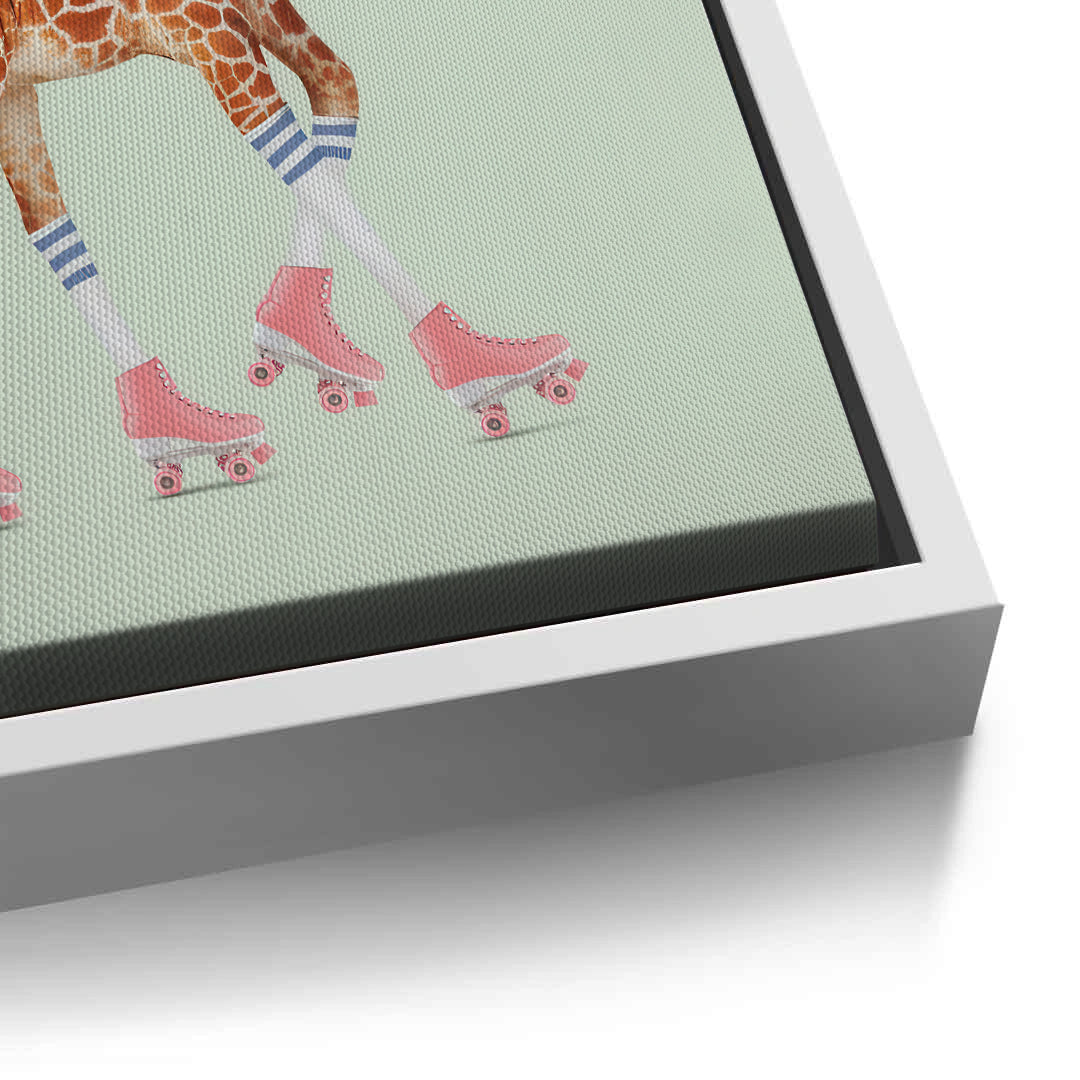 2Pink Roller Skate Giraffe - Canvas