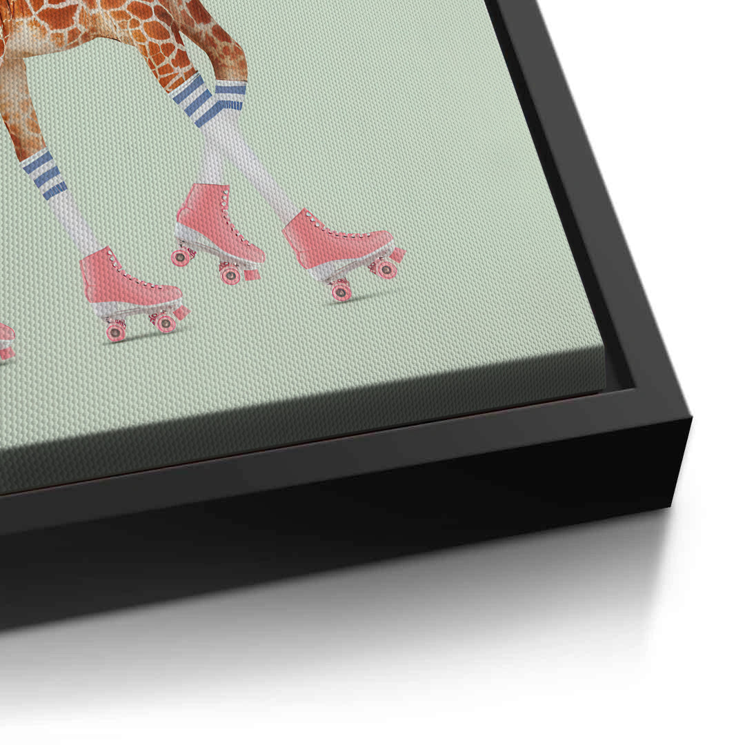 2Pink Roller Skate Giraffe - Canvas