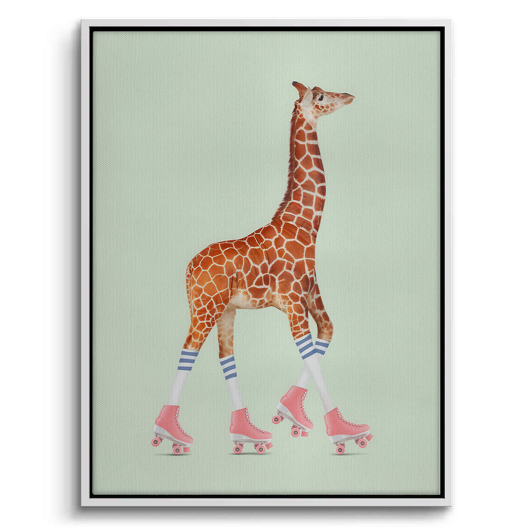 2Pink Roller Skate Giraffe - Canvas