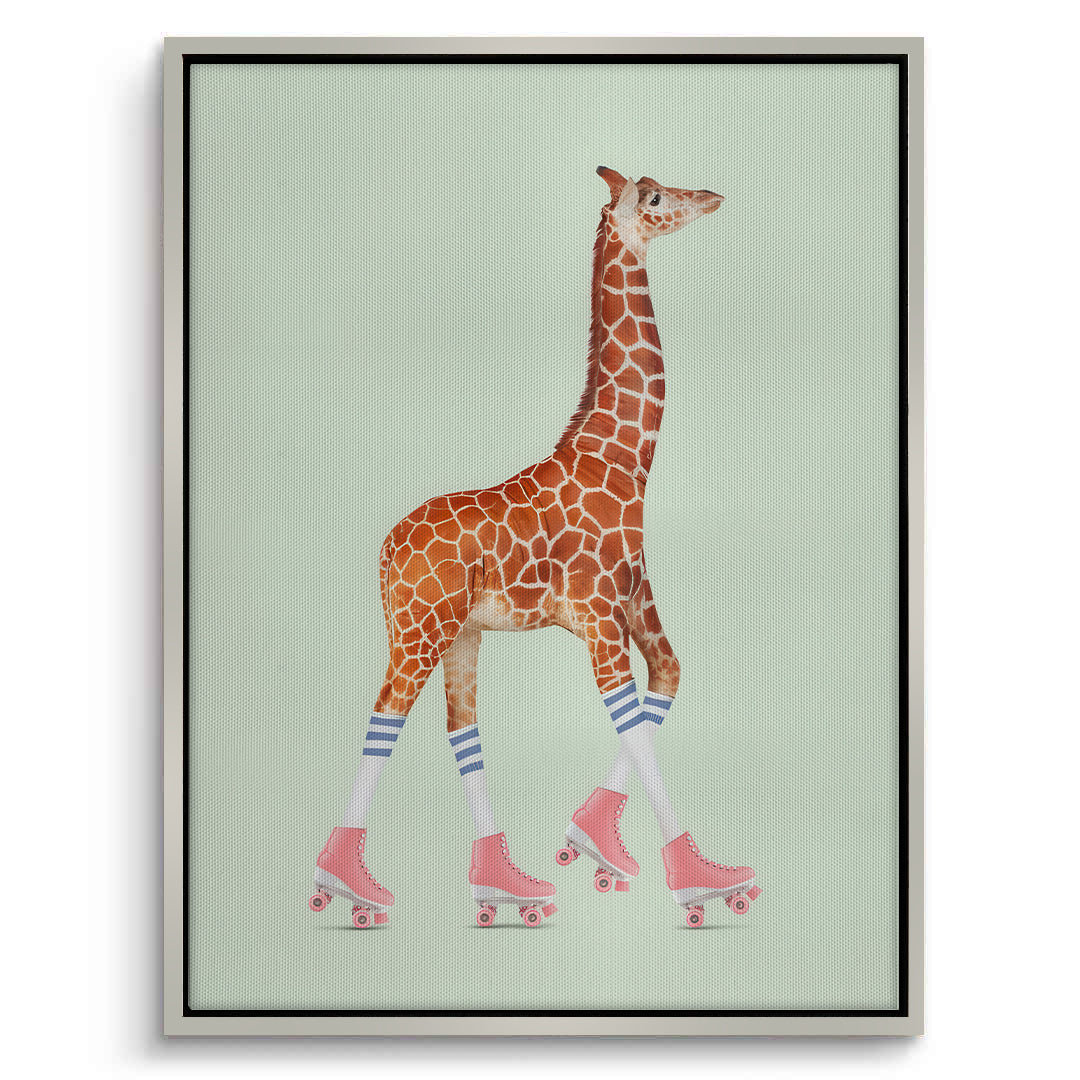 2Pink Roller Skate Giraffe - Canvas