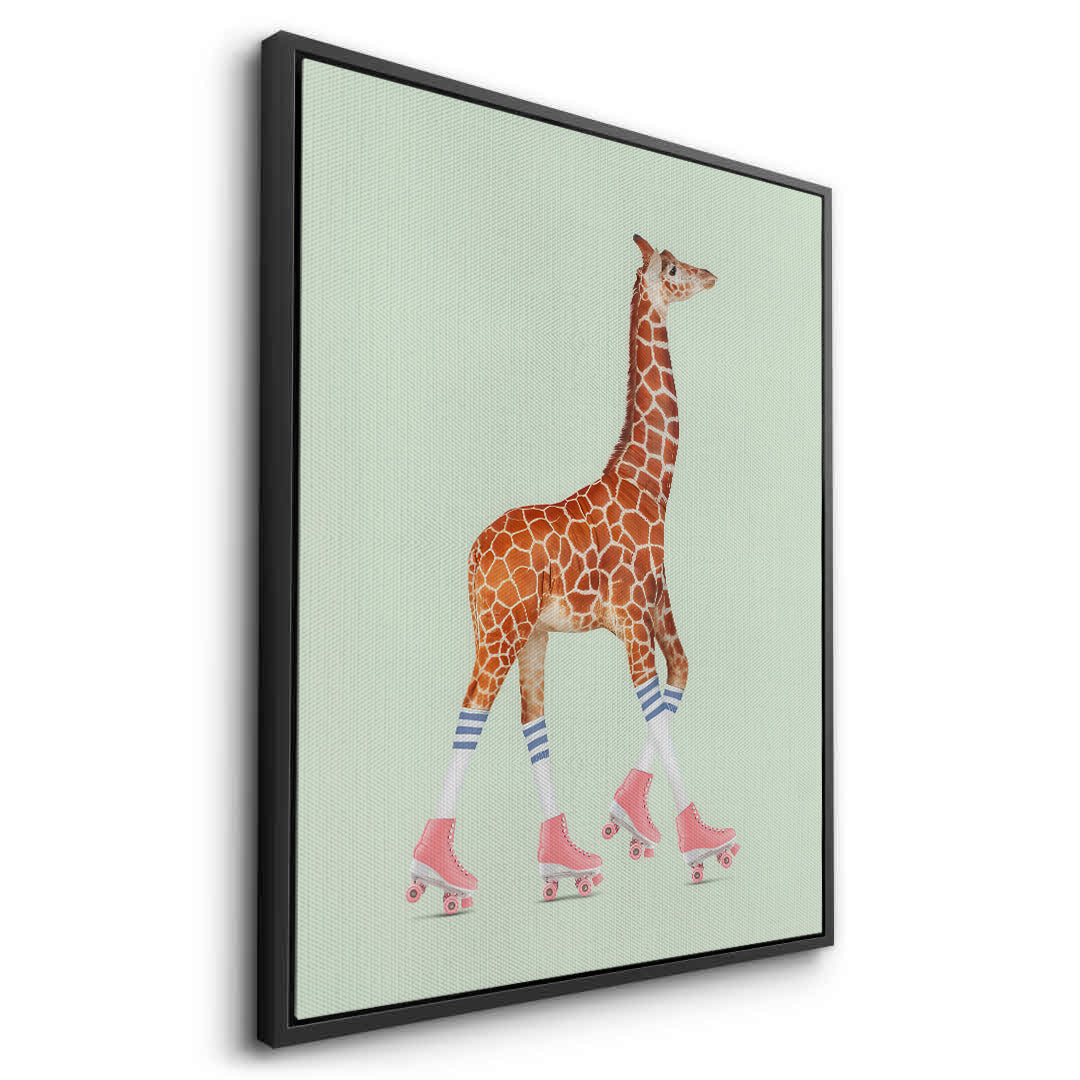 2Pink Roller Skate Giraffe - Canvas