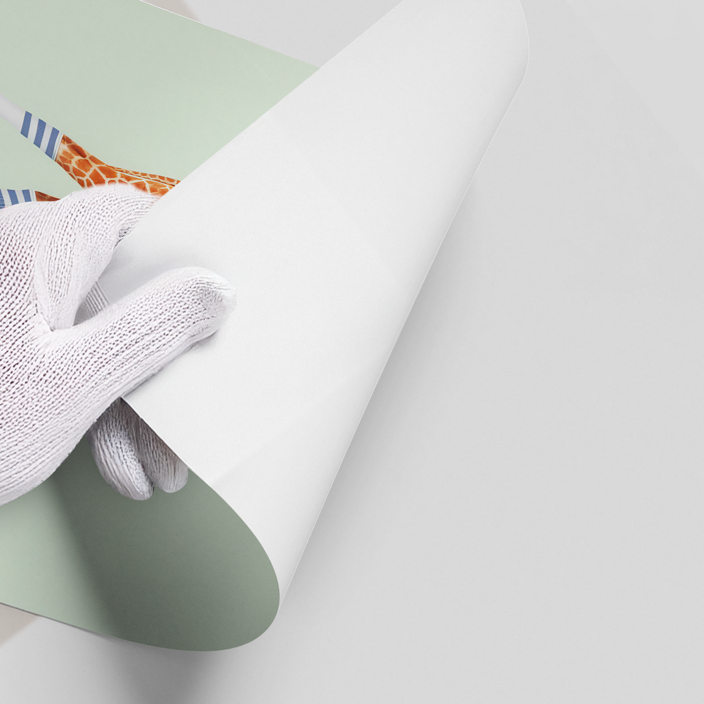 2Pink Roller Skate Giraffe - Poster