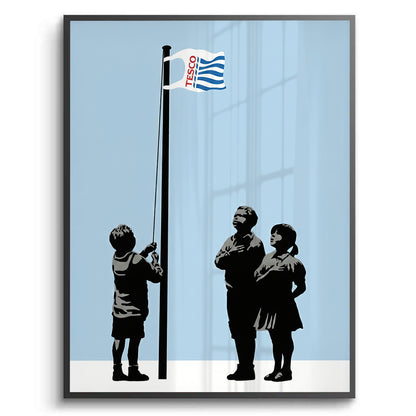 Pledge Allegiance to the Flag - Fine Art