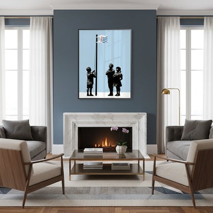 Pledge Allegiance to the Flag - Fine Art