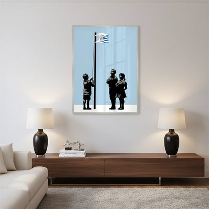 Pledge Allegiance to the Flag - Fine Art