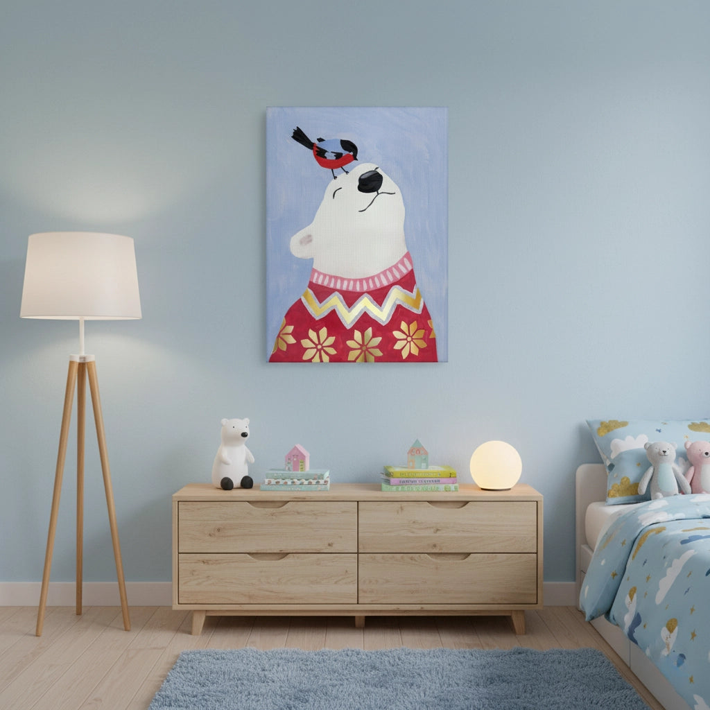 Polar Bear - Canvas - Jasmineart.ae