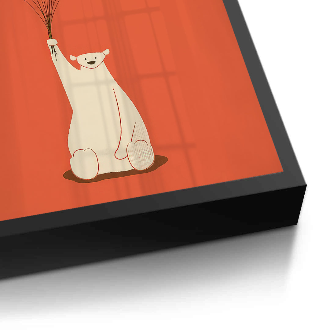 2Polar Bear Balloons - Fine Art