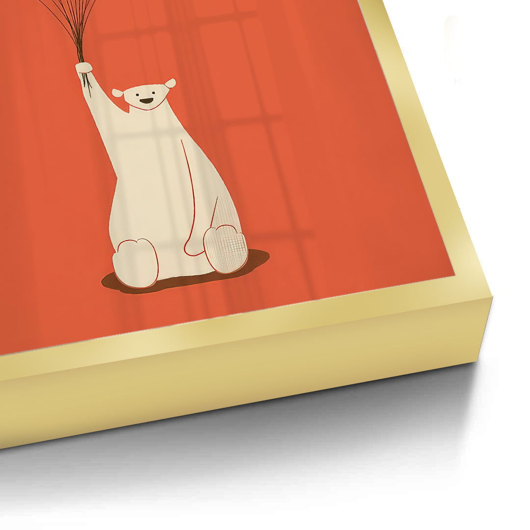 2Polar Bear Balloons - Fine Art