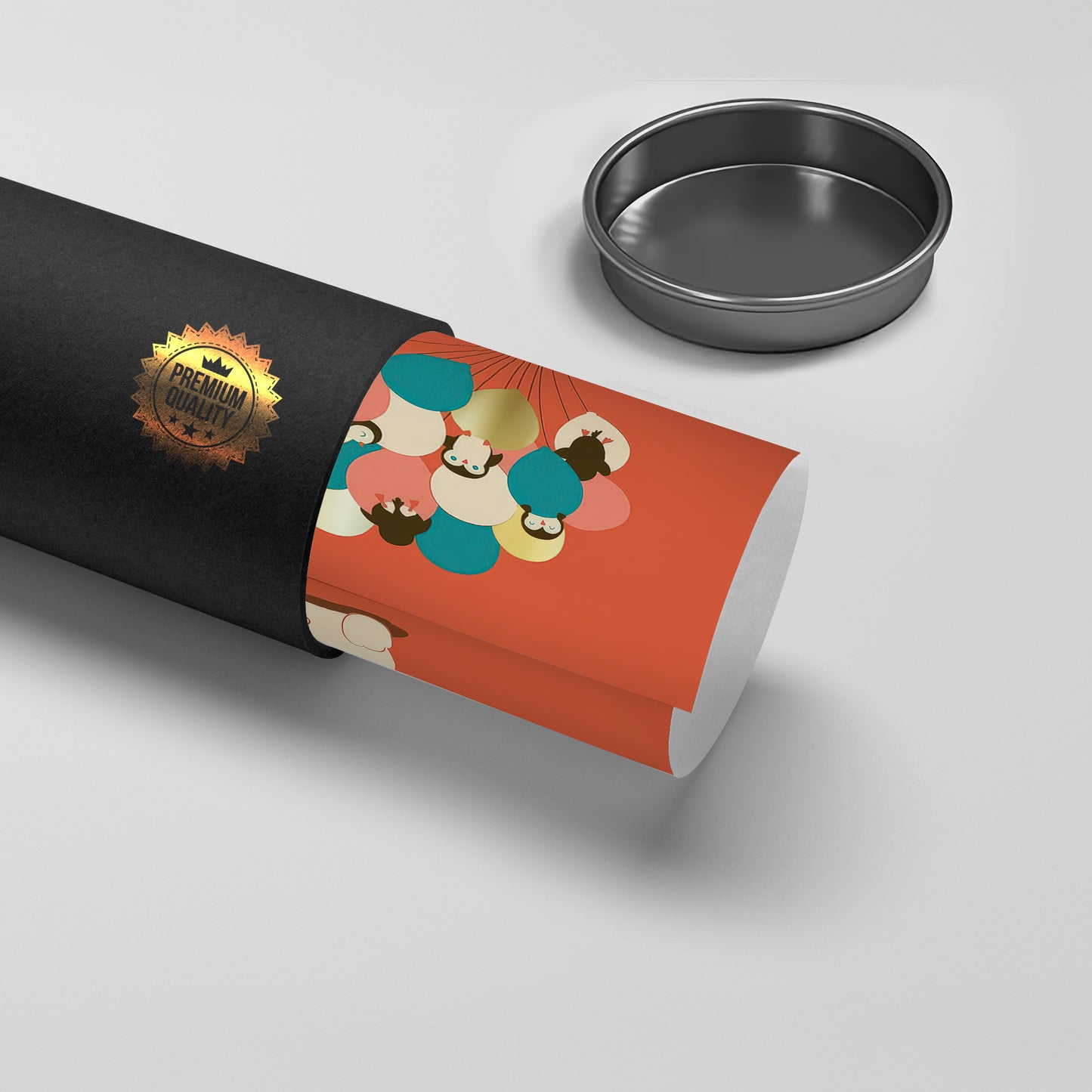 2Polar Bear Balloons - Poster