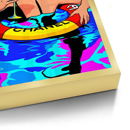 Poolside Martini - Fine Art