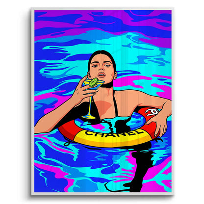 Poolside Martini - Fine Art