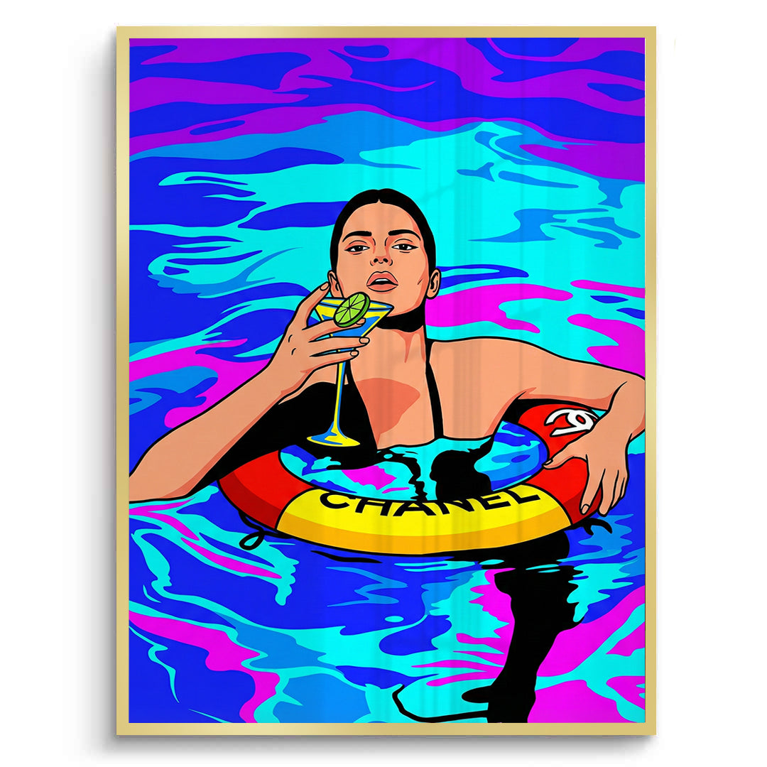 2Poolside Martini - Fine Art