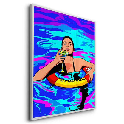 Poolside Martini - Fine Art