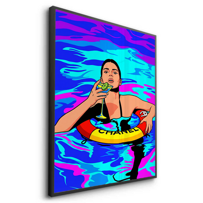 Poolside Martini - Fine Art