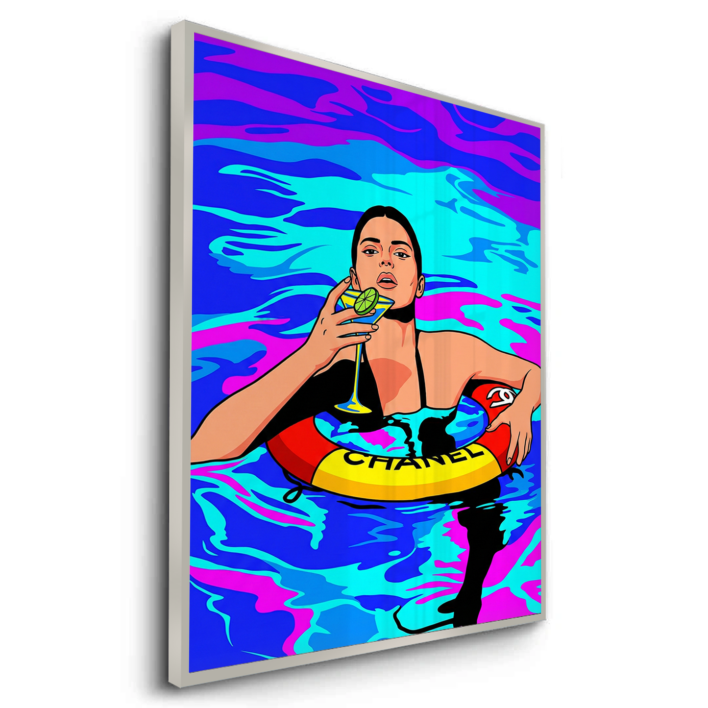 2Poolside Martini - Fine Art