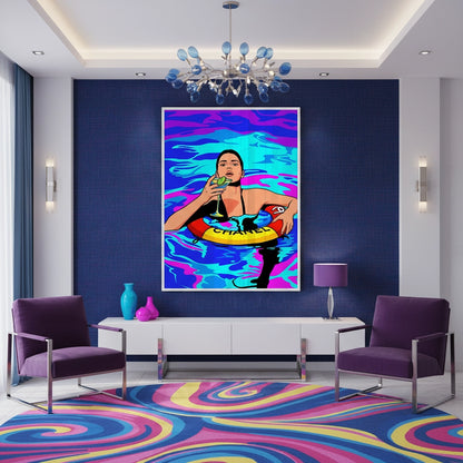 Poolside Martini - Fine Art