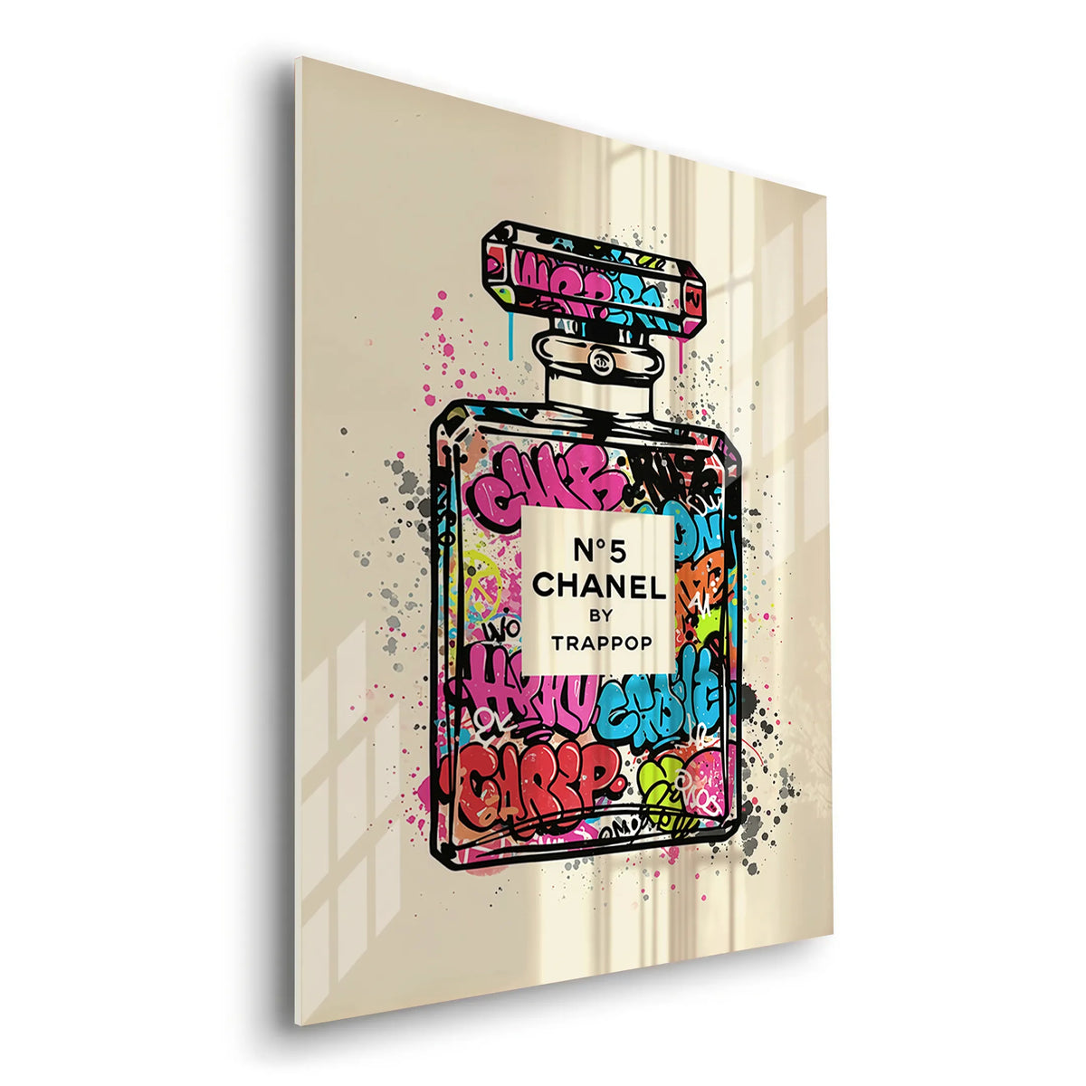 Pop Luxe Chanel - Acrylic - Jasmineart.ae