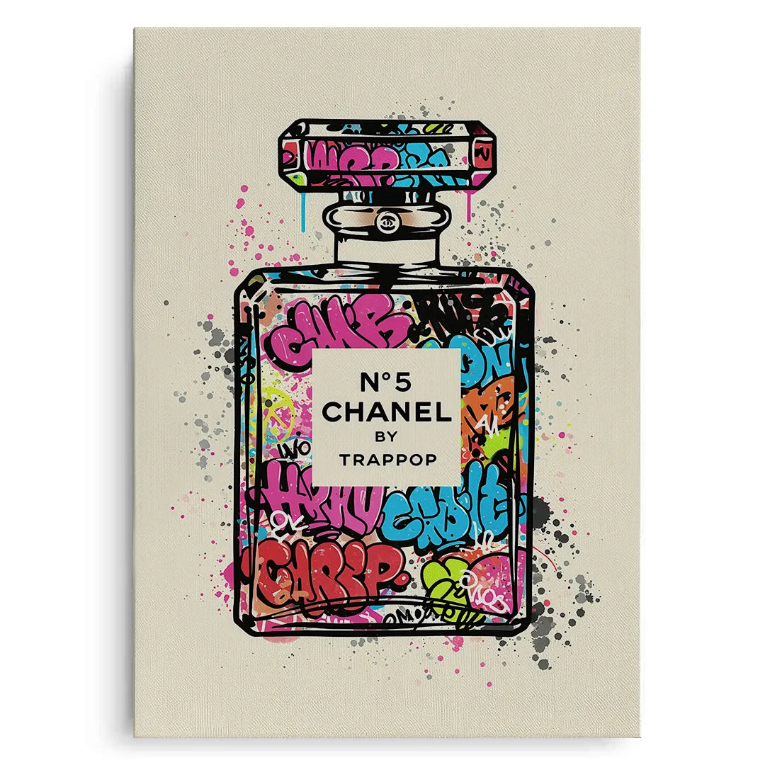 Pop Luxe Chanel - Canvas - Jasmineart.ae