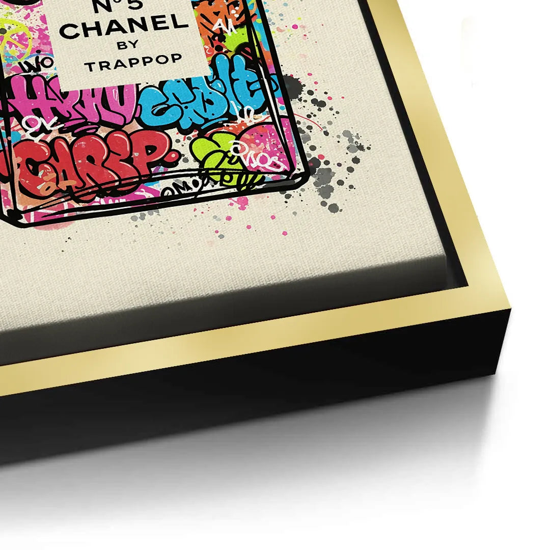 Pop Luxe Chanel - Canvas - Jasmineart.ae