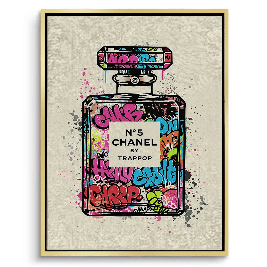 Pop Luxe Chanel - Canvas - Jasmineart.ae